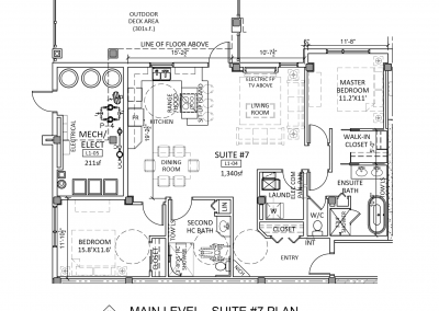 Suite 7 - Floor Plan - Fairford Apartments - 160 Fairford St E - Moose Jaw