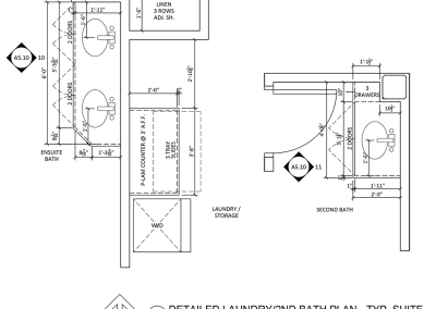 Suite 5 Laundry 2nd Bath Plans
